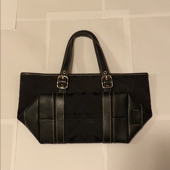 Authentic Coach mini jacquard tote. - Picture 2 of 9